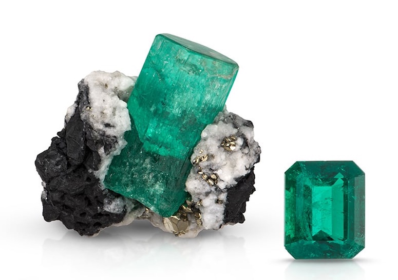 Изумруд - самый узнаваемый зеленый драгоценный камень